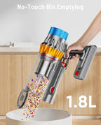 Cordless Vacuum Cleaner, 650W 55KPA 75Min Powerful Vacuum Cleaners for Home, Self-Standing Stick Vacuum Cordless Rechargeable/ Anti-Tangle/OLED Screen/1.8L Cup for Home Pet Hair/Carpet/Hardwood Floor - Image 5