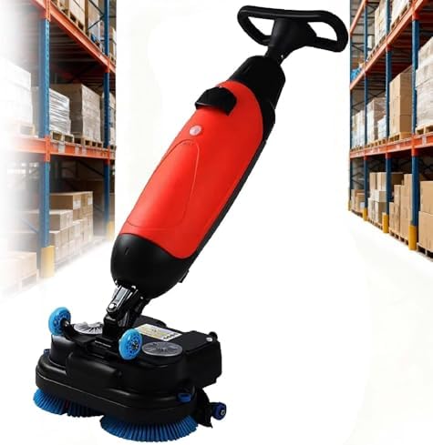 Commercial Floor Scrubber Machine Electric Buffer Polisher 17in by Unknown