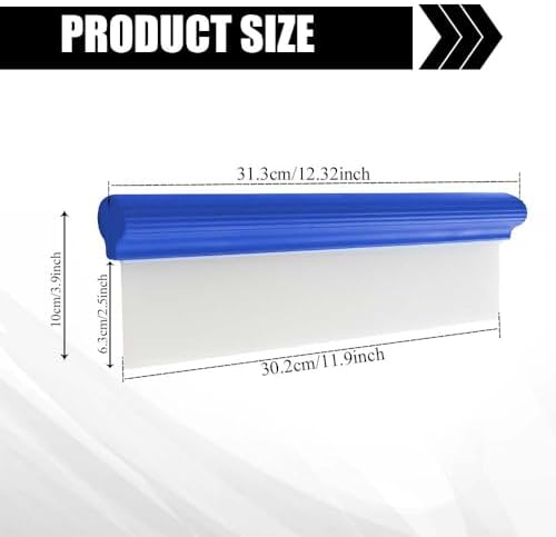 1PCS Car Squeegee, Squeegees for Car, 12 Inch Flexible Silicone Squeegee T-Bar Water Blade, Car Accessories Quick Drying Flexible Squeegee Wiper for Automotive Or Bathroom Drying (1PCS) - Image 2