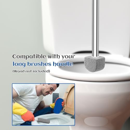 Pumice Stone Toilet Bowl Cleaner – 10 Refills for Hard Water & Rust Stains - Image 6