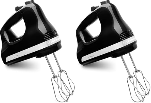 KitchenAid 5 Ultra Power Speed Hand Mixer KHM512,Onyx Black,(Pack of 2) by Unknown