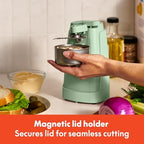 bella Electric Can Opener, Automatic One-Touch, Seaglass - Image 4