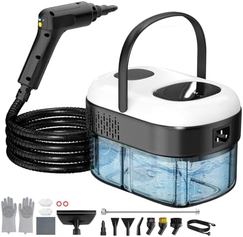 Pressurized Handheld Steam Cleaner for Home, 3-Level Adjustable Steam by Granarbol