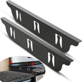 Stove Gap Covers - Stainless Steel, Stove Gap Filler | Oven Gap Cover | Heat Resistant & Easy To Clean Stove Counter Gap Cover | Gaps Filler Between Stove and Counter Guard (Black, 23.5"L, 0.9" W) by KOZYLAND