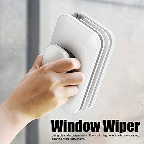 Window Cleaner, Magnetic Window Wiper Double Side Adjustable Window Brush Glass Cleaning Tool for Home High Rise Window - Image 3