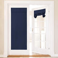 NICETOWN Navy Blue Thermal Insultaed Blackout French Door Curtain by NICETOWN