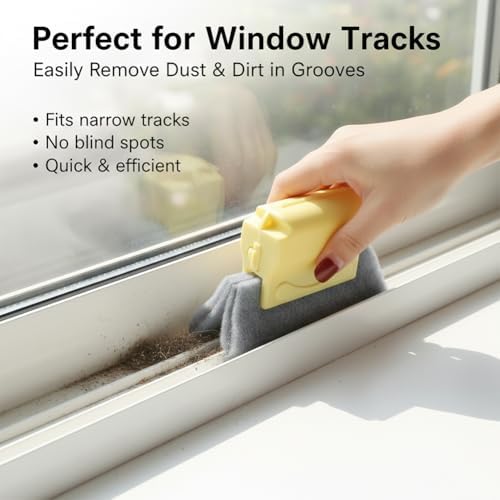 Window Sill Cleaner Tool, 13 Pcs Window Track Cleaning Tools Set - Image 3