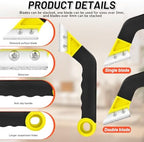 18pcs Grout Removal Tool with Upgraded Handle Removal Tool with Cleaning Brush Effortless Tile Grout Cleaner for Bathroom, Shower, Floor Repair - Image 3