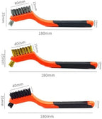 XDMTWLKJ Small Wire Brushes Set for Cleaning Rust Removal in Holes, 3pcs Brass/Stainless Steel/Nylon Brushes - Image 4