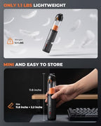 A10 Cordless Car Vacuum & Air Duster, 20000Pa 4-in-1 Portable Mini Vac | 7800mAh 50-Min Runtime, One-Touch Empty, Type-C Fast Charge for Home, Office, Keyboards, Pet - Image 6