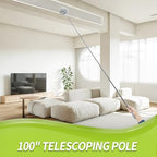 IVYROLL Cobweb Duster & 100'' Microfiber & Chenille Ceiling Cleaner Kit - Image 2