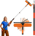 14" Extra-Wide Window Squeegee with 5-20FT Extension Pole by Jhkopqe