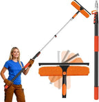 14" Extra-Wide Window Squeegee with 5-20FT Extension Pole by Jhkopqe
