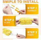 KeFanta Reusable Duster Refill for Swiffer, 8Pcs with 1 Handle - Image 5