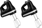 KitchenAid 5 Ultra Power Speed Hand Mixer - KHM512,Matte Black,(Pack of 2) by Unknown