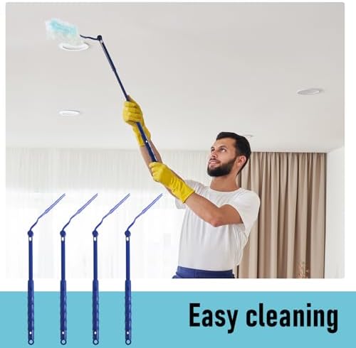 Colingmill 8 Pack Replacement Duster Handles, 3 Ft Extendable, Blue - Image 4