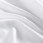 jinchan Lien Tier Curtains and Valances, 26x36, 3 Panels, Beige White - Image 5