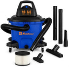 Koblenz WD-16 L4 Wet Dry Vacuum Cleaner, 16 Gallon Wet Dry Vac, 6.5 PHP by Koblenz