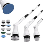 Electric Spin Scrubber – 8-in-1 Cordless Power Scrubber with 8 Brush Heads & Extendable Handle – Rechargeable Cleaning Brush for Bathroom, Shower, Tile, Grout, Tub & Floor by Unknown