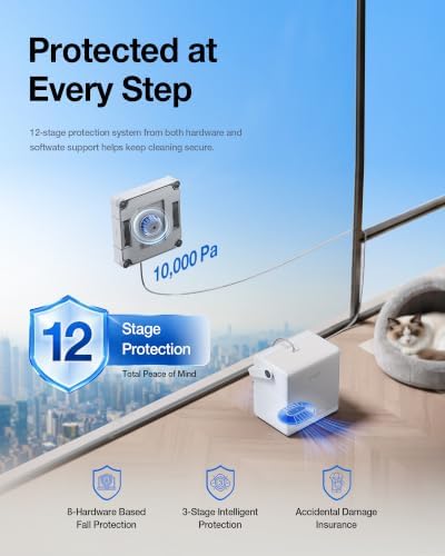 ECOVACS WINBOT W2S PRO Omni Robotic Window Cleaner with Portable Station - Image 5