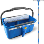 SetSail Window Cleaning Kit with Bucket 3 Gallon for Home Outdoor, Blue by SetSail