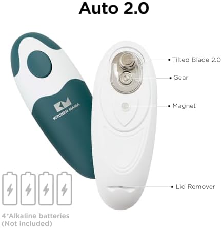 Kitchen Mama Auto 2.0 Electric Can Opener, Emerald Mist - Image 3