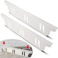 Stove Gap Covers Stainless Steel with White Coated, Stove Gap Filler | Heat Resistant & Easy to Clean Stove Counter Gap Cover, Upgraded Wider Top Perfect Fit White Stove and Counter Guard (23.5"L) by KOZYLAND