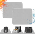 2 PCS Heat Resistant Mats for Countertop Air Fryer, 20x16in, Grey by Amerbro