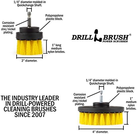 Drill Brush - Drill Brush Kit - Drill Brushes for Cleaning - Shower Cleaner - Image 5