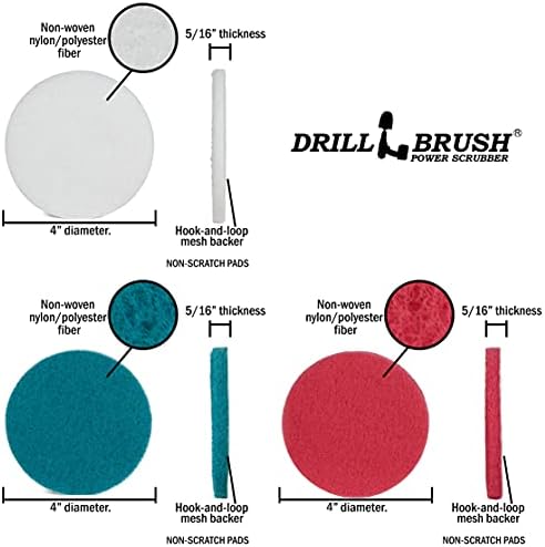 Drill Brush Attachment - Toilet Brush Cleaning Supplies - Grout Cleaner - Image 6