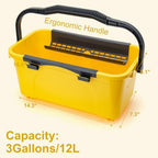 Professional Window Cleaning Kit with Bucket 3 Gallon, 6FT Extension Pole - Image 5