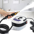 Moongiantgo High Pressure Steam Cleaner, 2500W Portable High Temp Bathroom Power Steamer Cleaning Machine For Home Use Grout Tile Kitchen Grease Car Detailing Engine (110V, White) by Moongiantgo