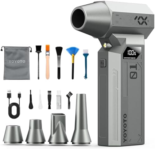 Compressed Air Duster 150000RPM 4-Gear Electric Soplador De Aire Portatil by Unknown