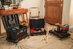 Keter Stack-n-Roll 3-Piece Rolling Tool Storage System – Includes Dolly, Tool Box & Deep Power Tool Case | Modular Mobile Tool Organizer | Stackable Design for Garage, Jobsite & Workshop - Image 2