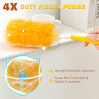 360° Heavy Duty Duster Refills for Swiffer Duster,30 Pack & 1Handle 4X Faster Electrostatic Deep Duster Kit for Cleaning, Pet Hair, Blinds & Car Vents,Lasts 2+ Months, Eco-Friendly & Gift-Ready - Image 2