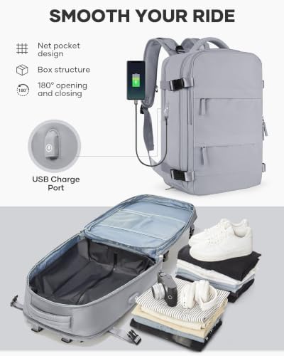 coofay Vacuum Backpack Travel with Pump Vacpack Travel Backpack with Vacuum System Mochila de Viaje Compresion al Vacio Easyvacpack Airbag Backpacks for Traveling Carry on Luggage - Image 6
