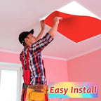 8 Pcs Fluorescent Light Covers with 80 Magnets Decorative for Classroom Ceiling Lights 4 x 2 Feet Magnetic Light Cover Filter Easy Install for Office Hospital Home Ceiling Supplies (Vibrant Color) - Image 6