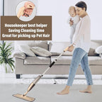 Wet Spray Mop for Floor Cleaning with 14 oz Bottle & 3 Microfiber Pads - Image 6