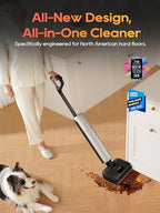 DREAME Aero Pro Wet Dry Vacuum Mop, Ultra-Slim with Hot Self-Cleaning/Self-Drying, 0 Hair Tangle Great for Pet Owner, Powerful Wet Dry Vacuum with 60min Runtime, Pick-up & Mop at The Same Time - Image 2