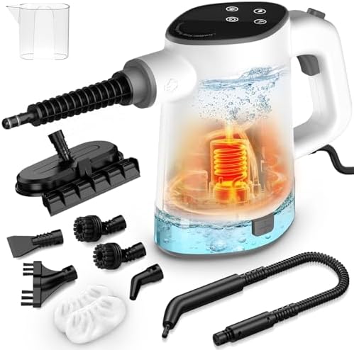 Handheld Steam Cleaner with Safety Lock & 10PCS Accessories by Granarbol