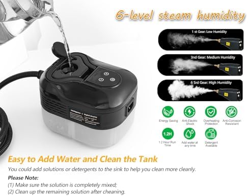 Foandbevi Handheld Steam Cleaner, Multi-Surface Steam Cleaner for Home - Image 4
