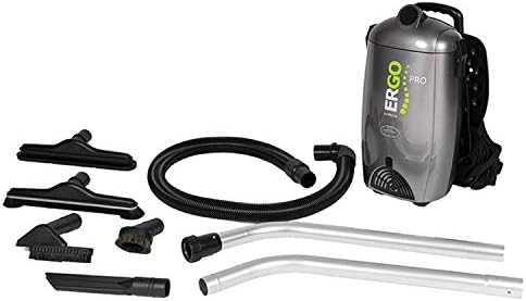 Atrix Ergo Pro Backpack Vacuum Cleaner, 8-Quart HEPA Filtration, 1400W Motor, 106 CFM Suction, Lightweight & Quiet 72 dB, Includes Hose, Wand, Carpet/Hard Floor/Upholstery/Crevice Tools - Image 3