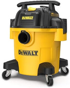 DEWALT DXV05P 5 Gallon Poly Wet/Dry Vac, 4 Peak HP Shop Vacuums with Attachments, Powerful Suction, 1-7/8" Hose, DXV05P, Yellow by Unknown