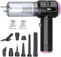 Sycoodeal Handheld Car Vacuum Cleaner, 25000PA Strong Cyclonic Suction Portable Mini Vacuum Cordless with Digital Display Lightweight Handheld for Pet Hair, Car, Home, Office, Kitchen(Purple) by SYCOODEAL