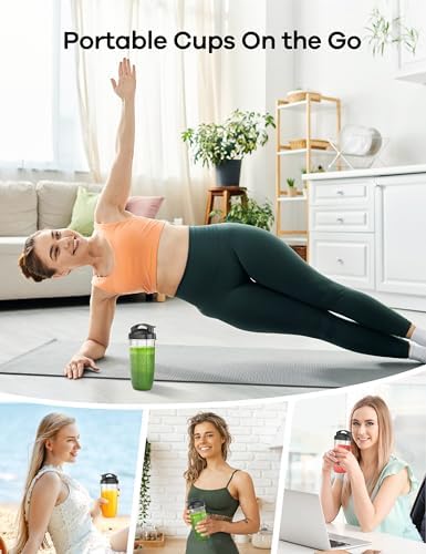 Ganiza Smoothie Blender, 14Pcs Portable Personal Blender Shakes & Smoothies - Image 5