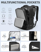 coofay Vacuum Backpack Travel with Pump Vacpack Travel Backpack with Vacuum System Mochila de Viaje Compresion al Vacio Easyvacpack Airbag Backpacks for Traveling Carry on Luggage - Image 6