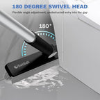 SetSail Grout Cleaner Brush with Long Handle, V-Shaped Floor Brush, Black - Image 5