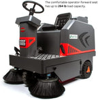 49" Ride-On Floor Sweeper, 26-Gal Hopper - Image 6