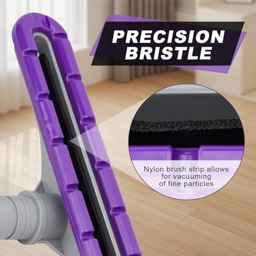 101446 EZ Glide Floor Tool for ProTeam Backpack Vacuums 10 QT & 6 QT and Hoover Commercial C2401 - 1.5″ Nut-Coupling Wand Fit — Multi-Surface Nylon Brush Head for Hard Floor & Low-Pile Carpe,14″ - Image 4