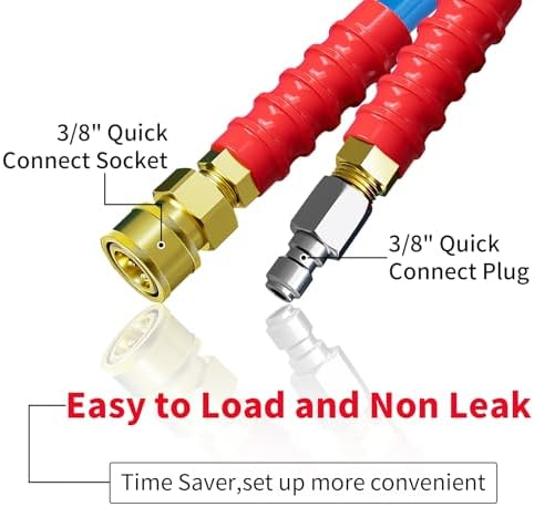 POHIR 10ft Pressure Washer Hose 3/8" 4800 PSI - Image 2
